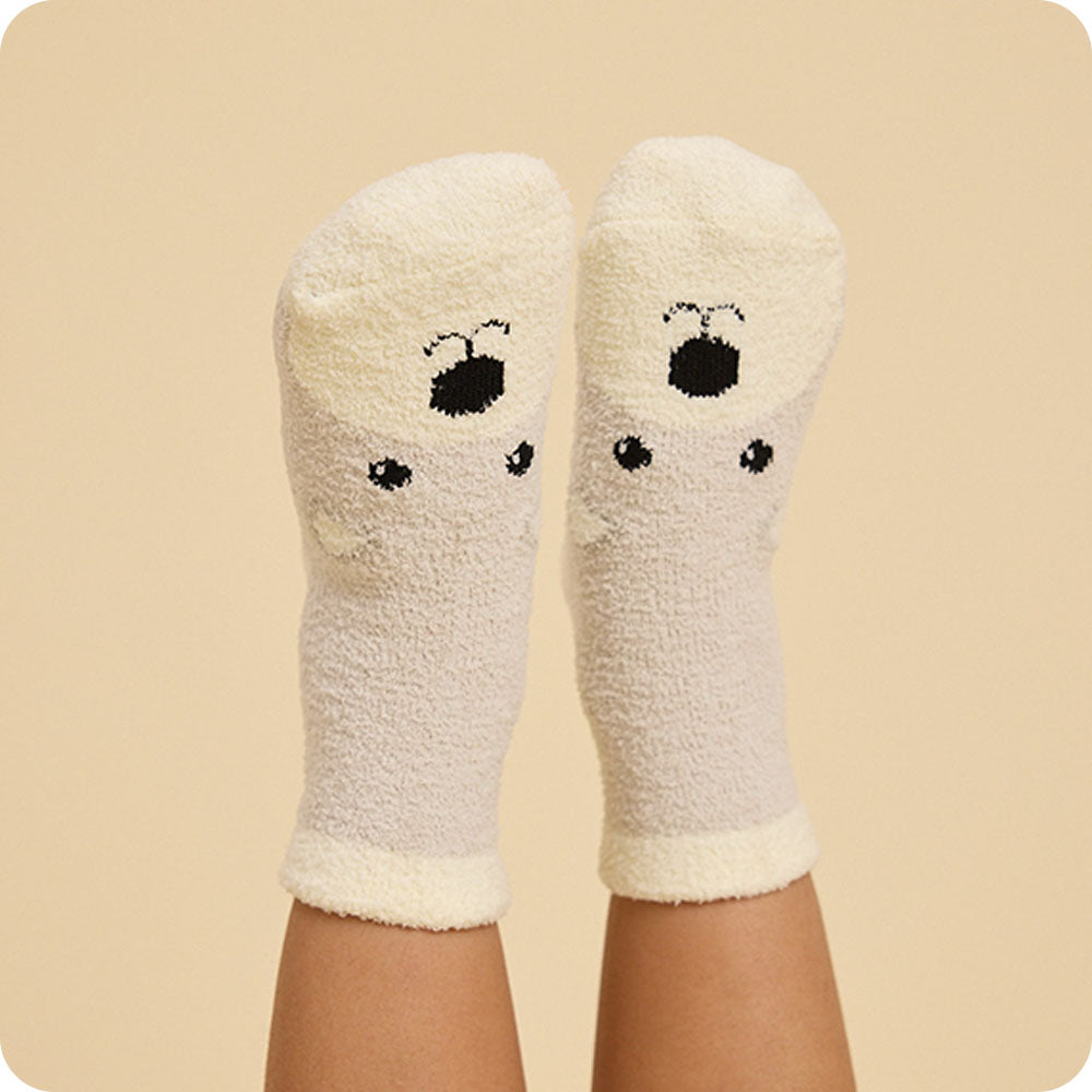 Marshmallow Bear Non-Slip Socks - Calm Comfort