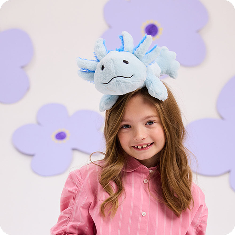 Blue Axolotl Warmies - Clean Mood