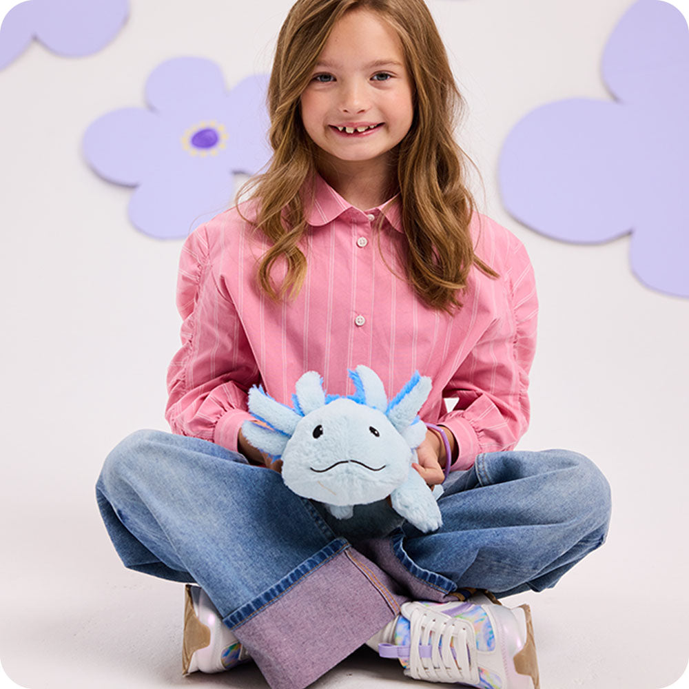 Blue Axolotl Warmies - Clean Mood