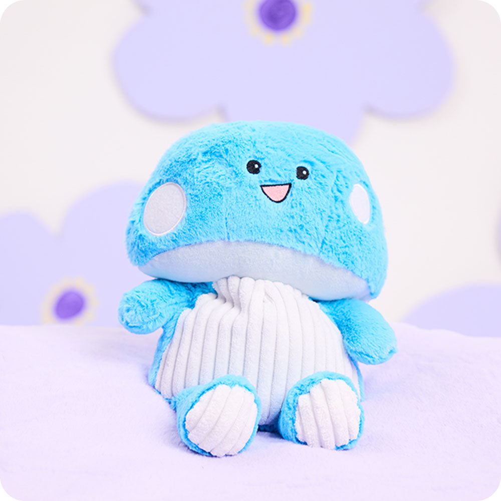 Blue Mushroom Warmies - Gentle Mist