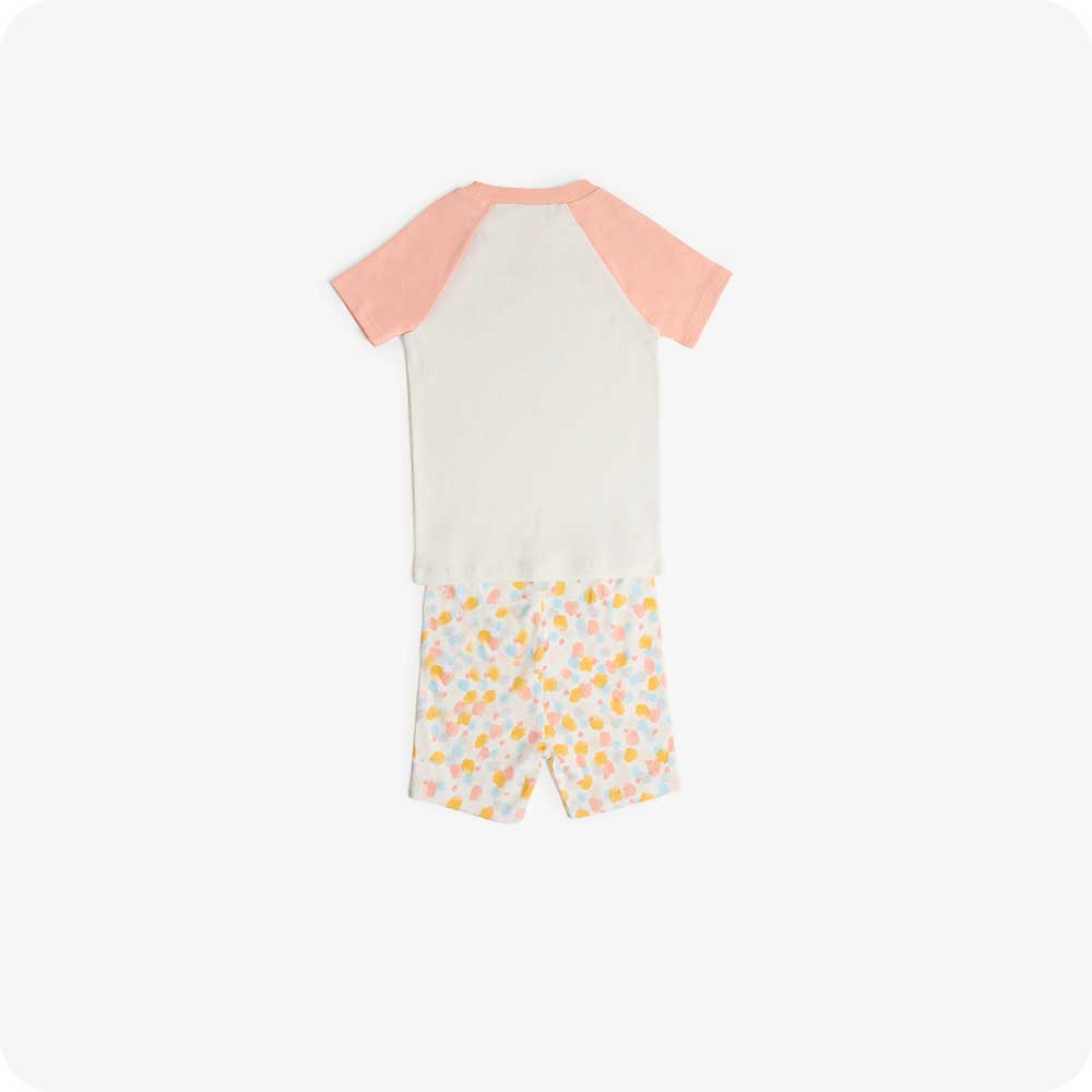 Calico Cat Shorties Pajamas - Calm Comfort