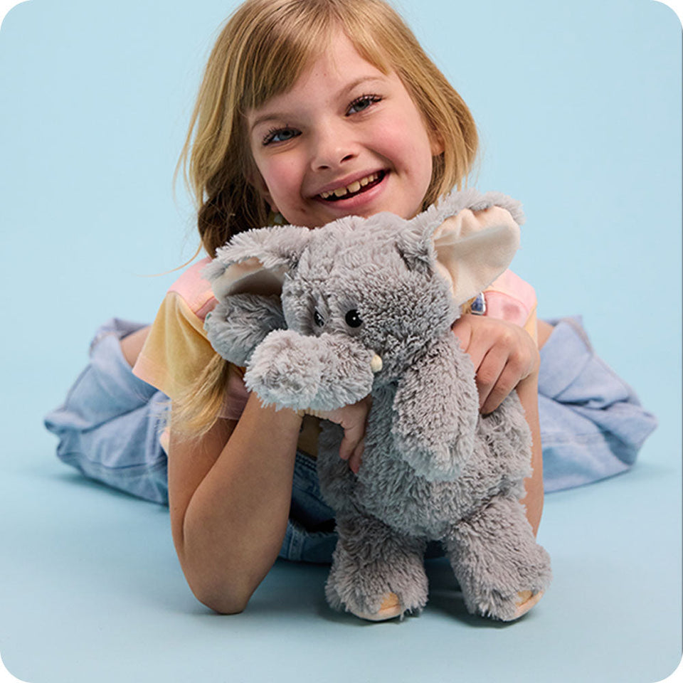 Gray Elephant Warmies - Gentle Mist
