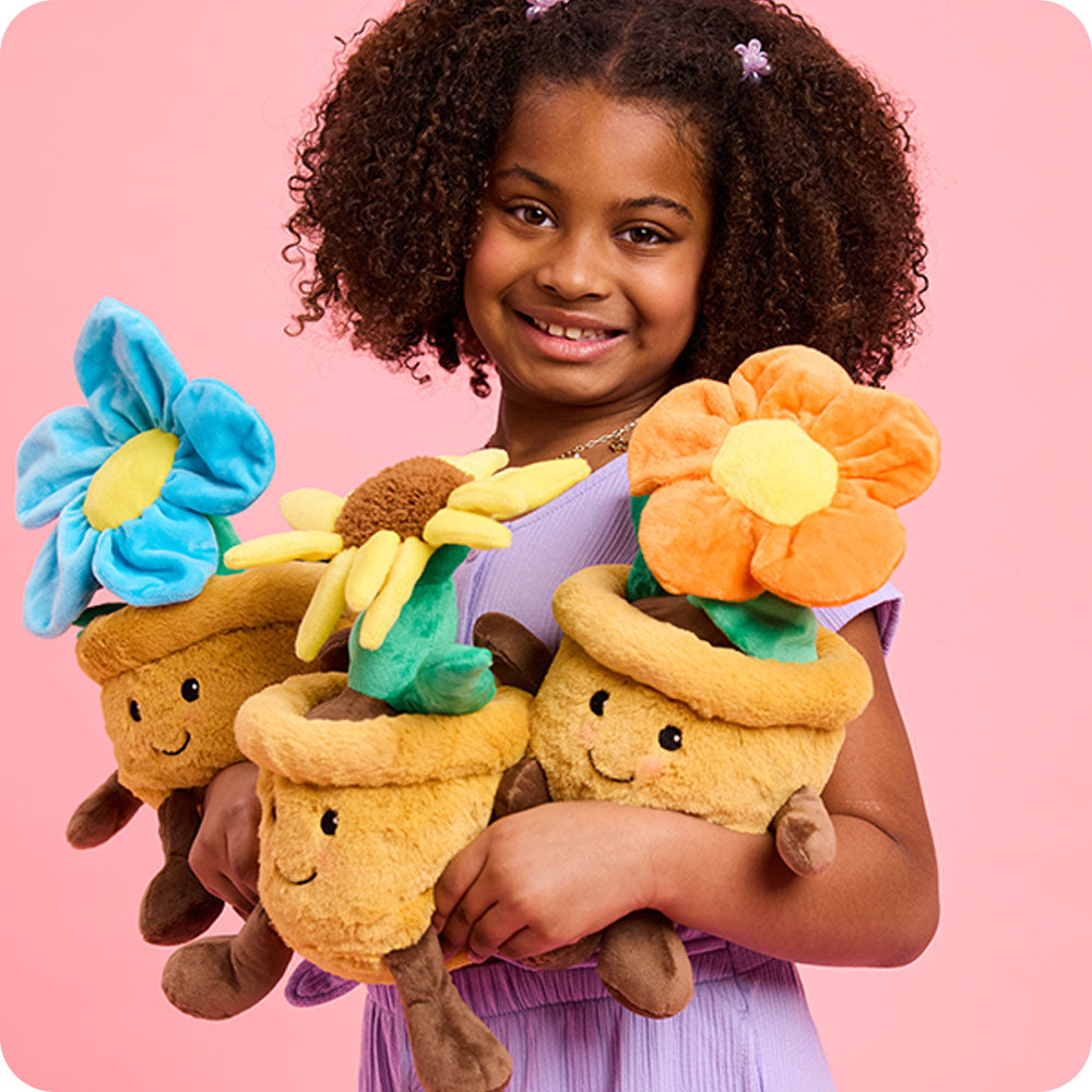 Yellow Flower Pot Warmies - Fresh Notes