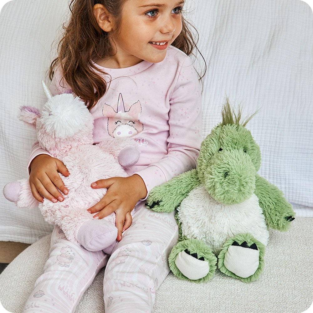 Green Dinosaur Warmies - Cozy Glow