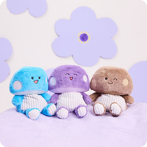 Blue Mushroom Warmies - Gentle Mist
