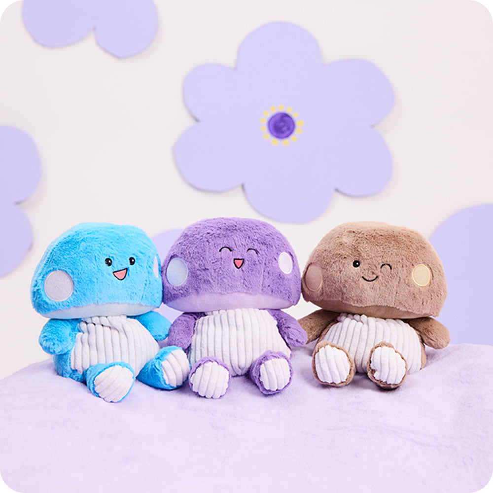 Purple Mushroom Warmies - Soft Glow