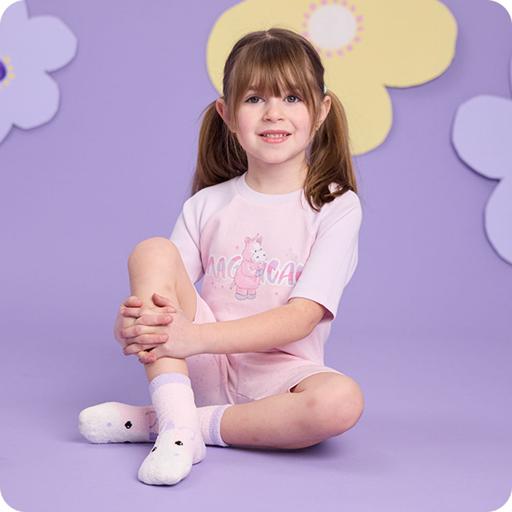 Unicorn Shorties Pajamas - Quiet Comfort